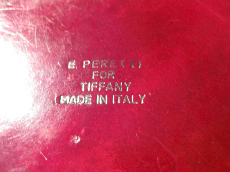 Vintage Large Elsa Peretti Heart-Shaped Leather Box for Tiffany 2