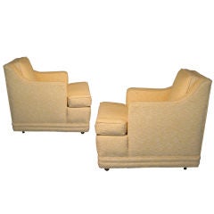 Pair Edward Wormley Lounge Chairs for Dunbar 1949
