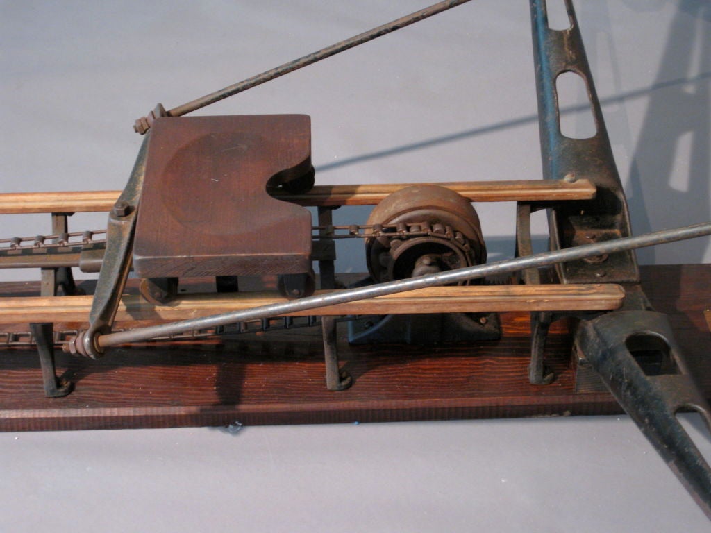 old rowing machine