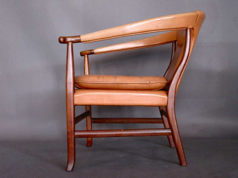 Pair of Danish Teak Lounge Chairs Attributed to Jacob Kjaer, Circa 1950's 1