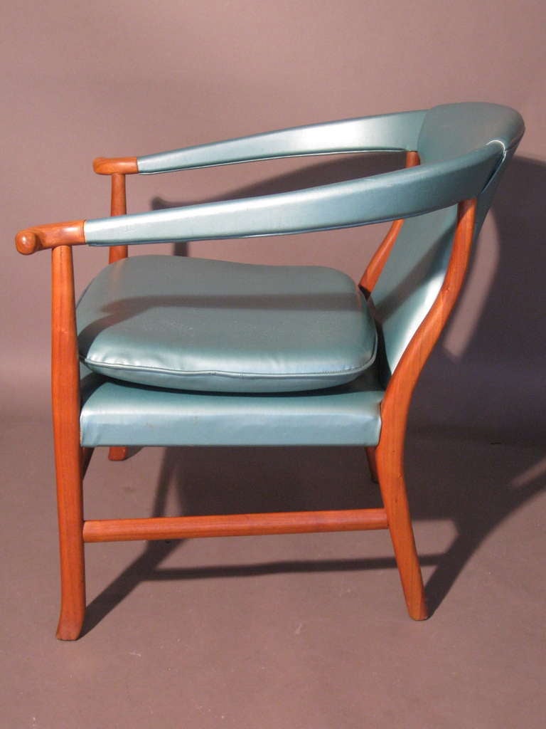 Pair of Danish Teak Lounge Chairs Attributed to Jacob Kjaer, Circa 1950's 6