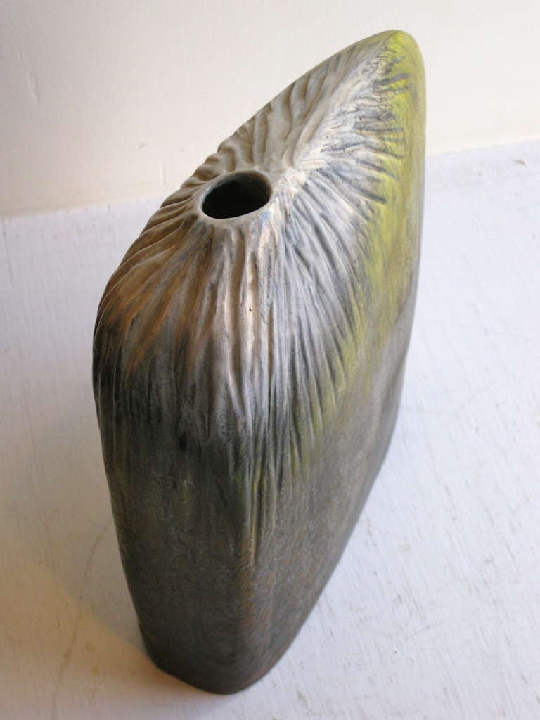 Marcello Fantoni Asymmetrical Ceramic Vase for Raymor c.1950s 1