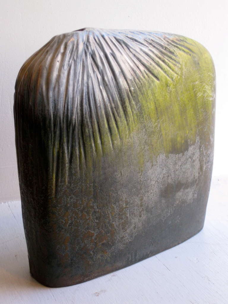 Marcello Fantoni Asymmetrical Ceramic Vase for Raymor c.1950s 2