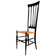 1950s Italian Chiavari Chair w/ Original Cane Seat