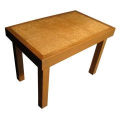 James Mont Modernist Piano Bench with Cork Top SIGNED