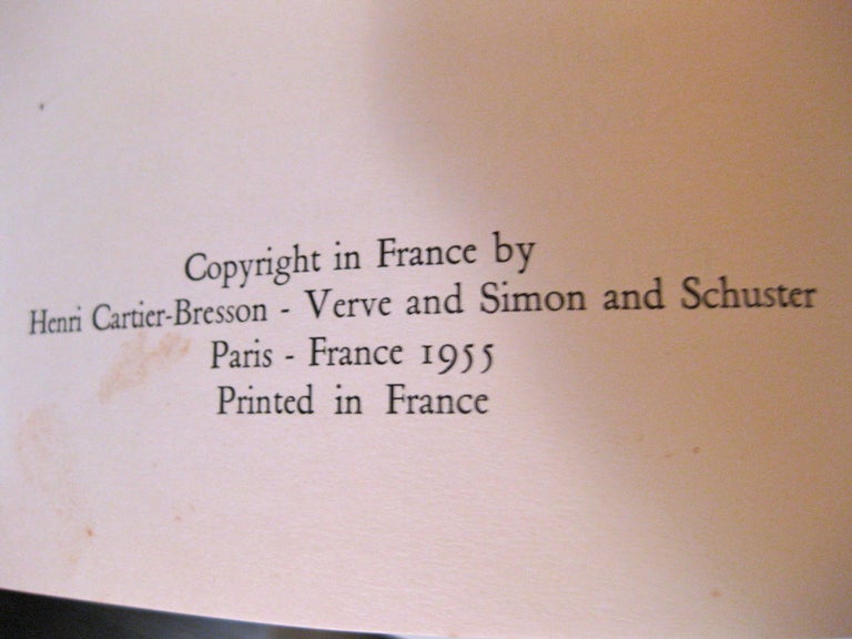 Henri Cartier-Bresson THE EUROPEANS 1st American Edition 2