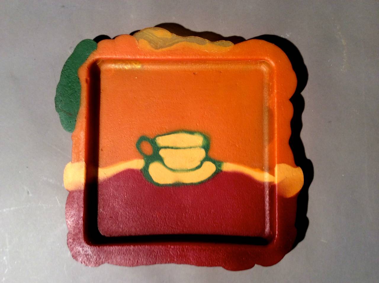 Exceptional example of a Gaetano Pesce polyurethane resin 