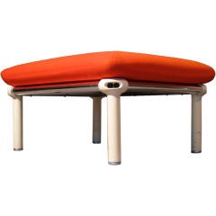 1970's Large Knoll Ottoman by Bruce Hannah & Andrew Morrison