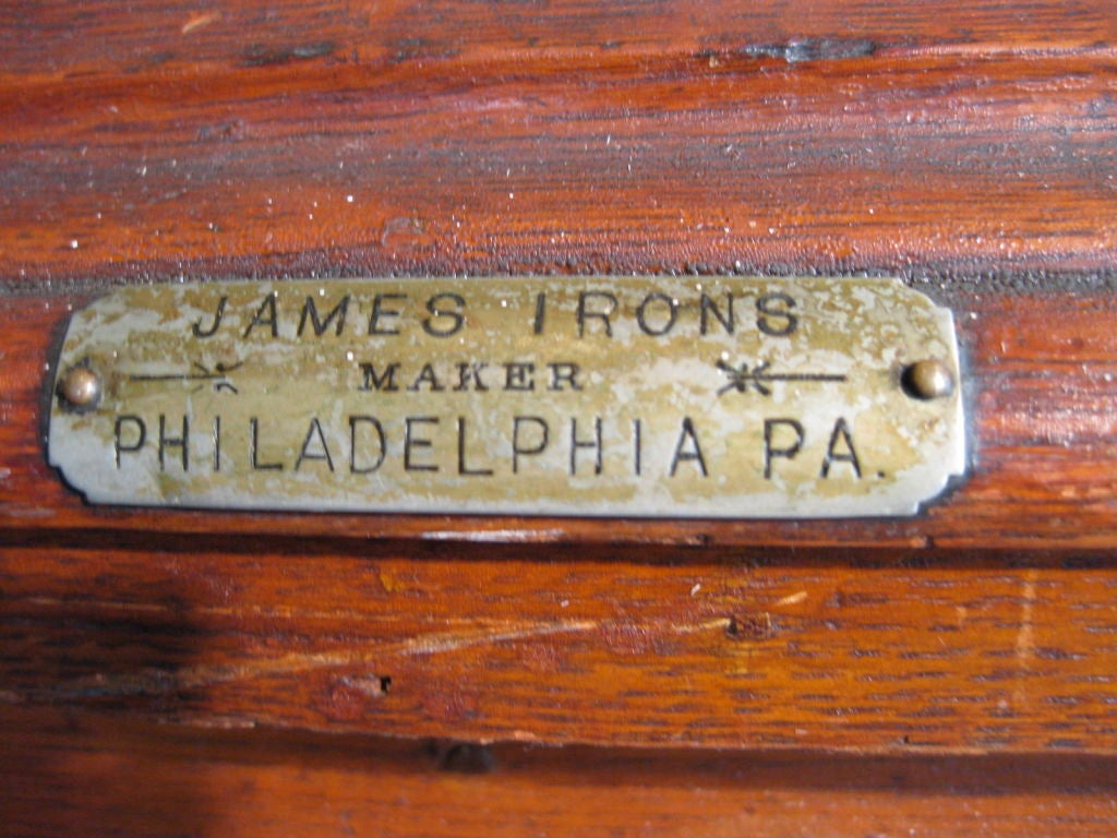 James Irons of Philadelphia Early 20th C. Show Case 5