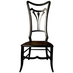Vintage Art Nouveau Low Chair