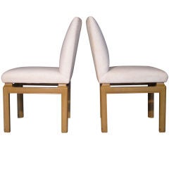Pair Michael Taylor Dining Chairs for Baker