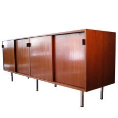 Florence Knoll Walnut Credenza