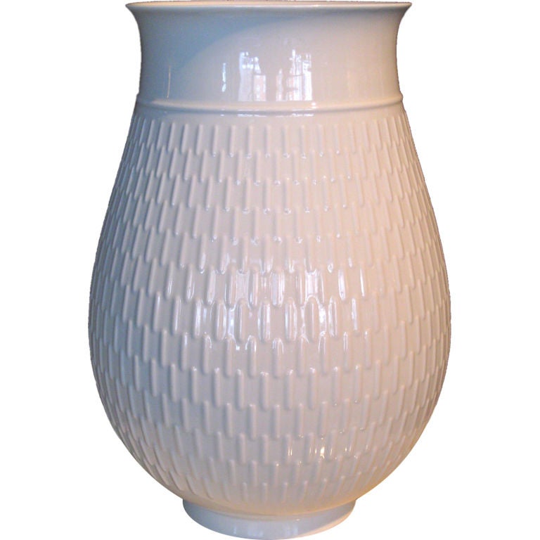 Monumental Porcelain Vase by Thorkild Olsen for Royal Copenhagen