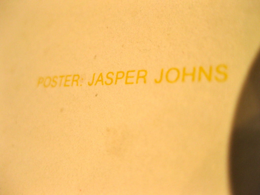 Jasper Johns Whitney Museum Anniversary Poster 1979 2