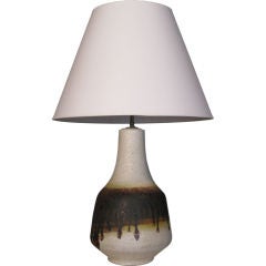 Large Marcello Fantoni Ceramic Lamp for Raymor