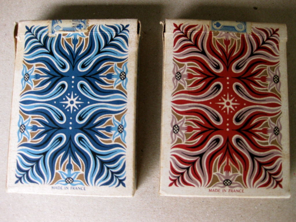 Hermes Bridge Playing Cards, 2 Decks,  Designed by Cassandre 1