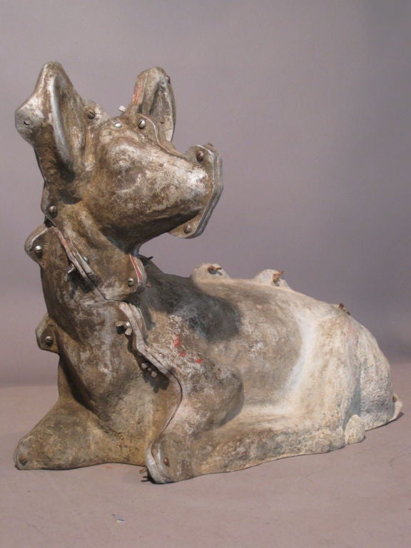 cast aluminum deer statue