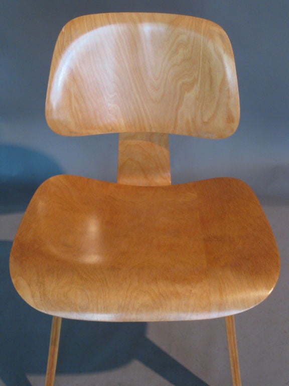 Mid-20th Century Exceptional Charles Eames DCW Evans/Herman Miller Label