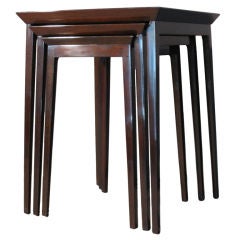 T.H. Robsjohn-Gibbings Nesting Side Tables for Widdicomb