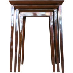 T.H. Robsjohn-Gibbings Nesting Side Tables for Widdicomb