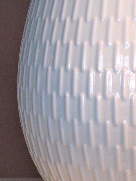 Royal Copenhagen Monumental Porcelain Vase by Thorkild Olsen In Excellent Condition In Easton, PA