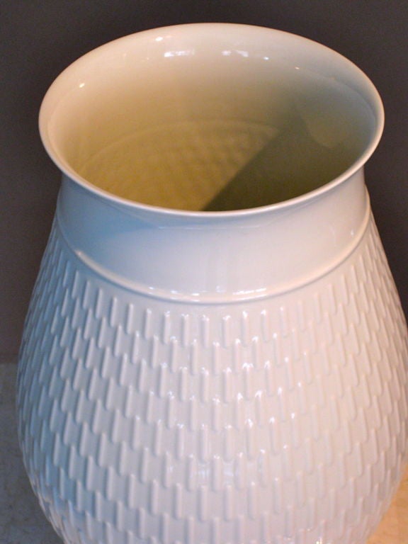 Royal Copenhagen Monumental Porcelain Vase by Thorkild Olsen 1