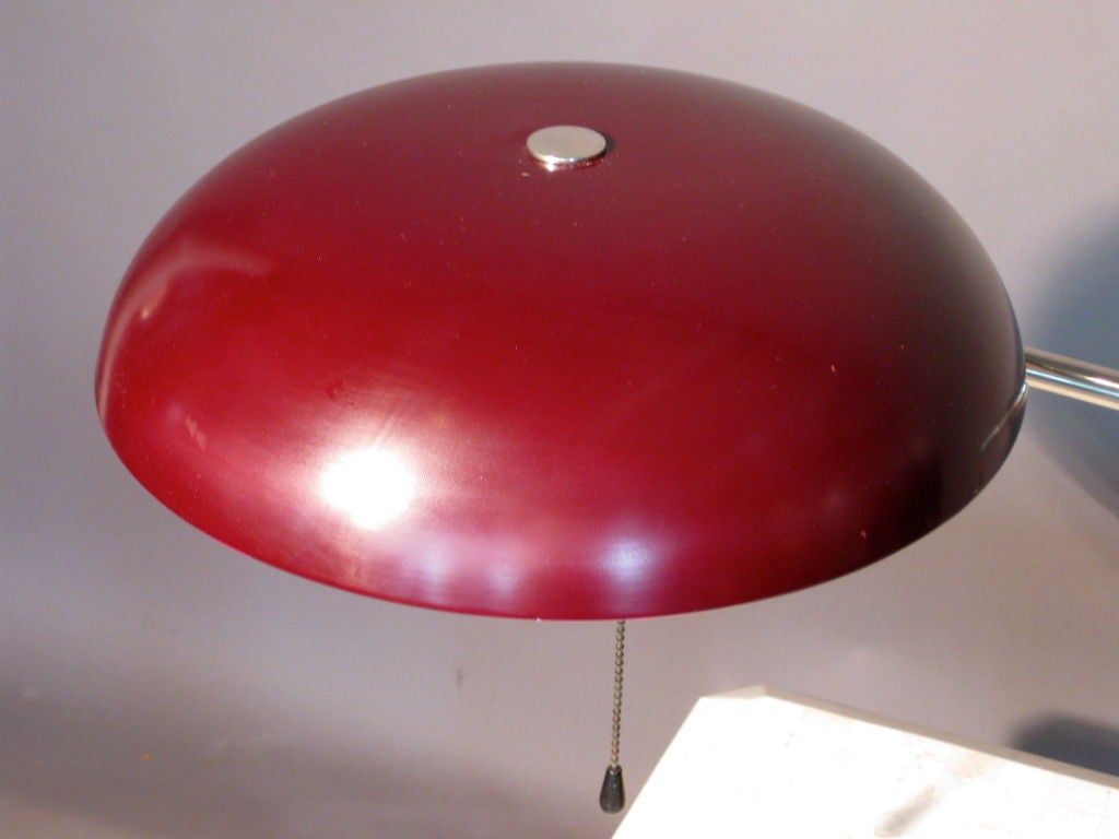 Alfred Muller Modernist Swiss Desk Lamp for Bag Turgi c.1935 1