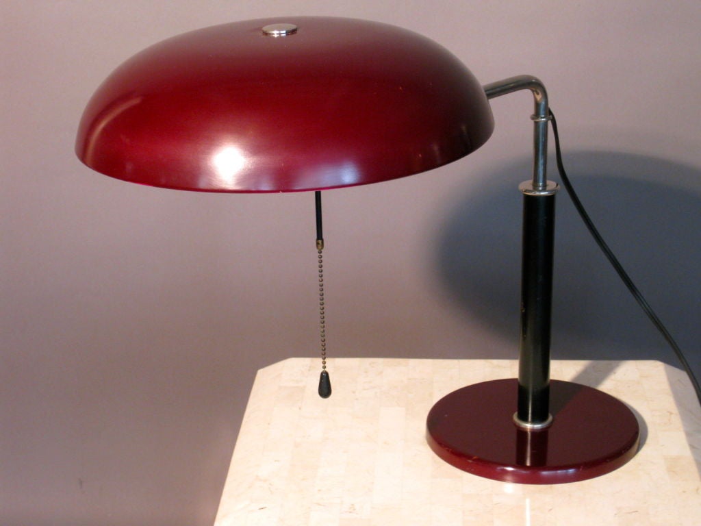 Alfred Muller Modernist Swiss Desk Lamp for Bag Turgi c.1935 5