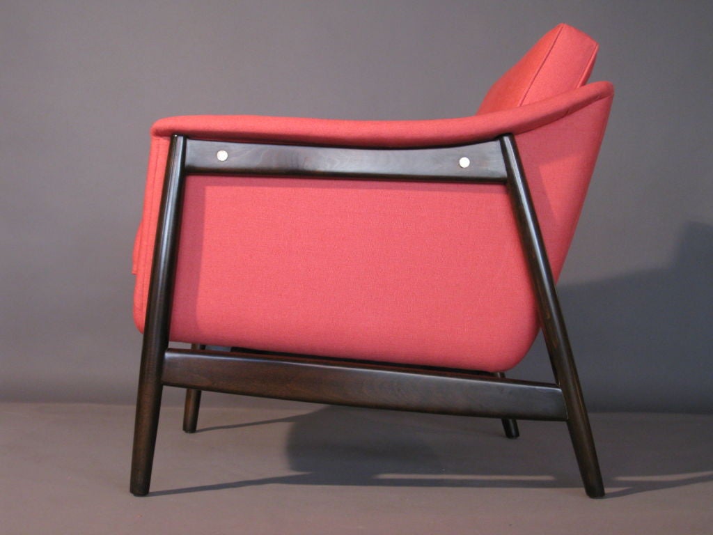Pair Folke Ohlsson Swedish Lounge Chairs c.1950's 2