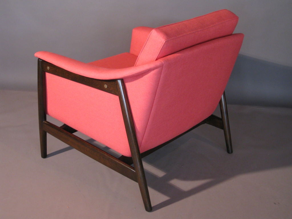 Pair Folke Ohlsson Swedish Lounge Chairs c.1950's 3