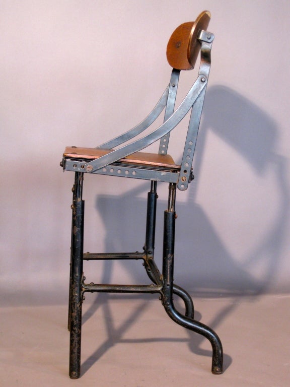 American Industrial Design Office Chair c.1920's 1