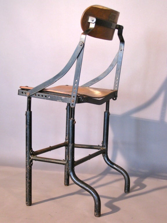American Industrial Design Office Chair c.1920's 2