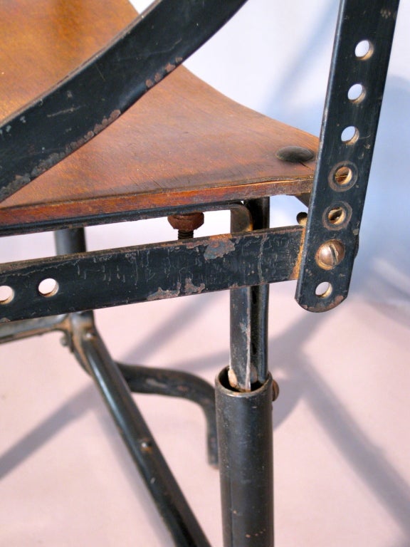 American Industrial Design Office Chair c.1920's 4