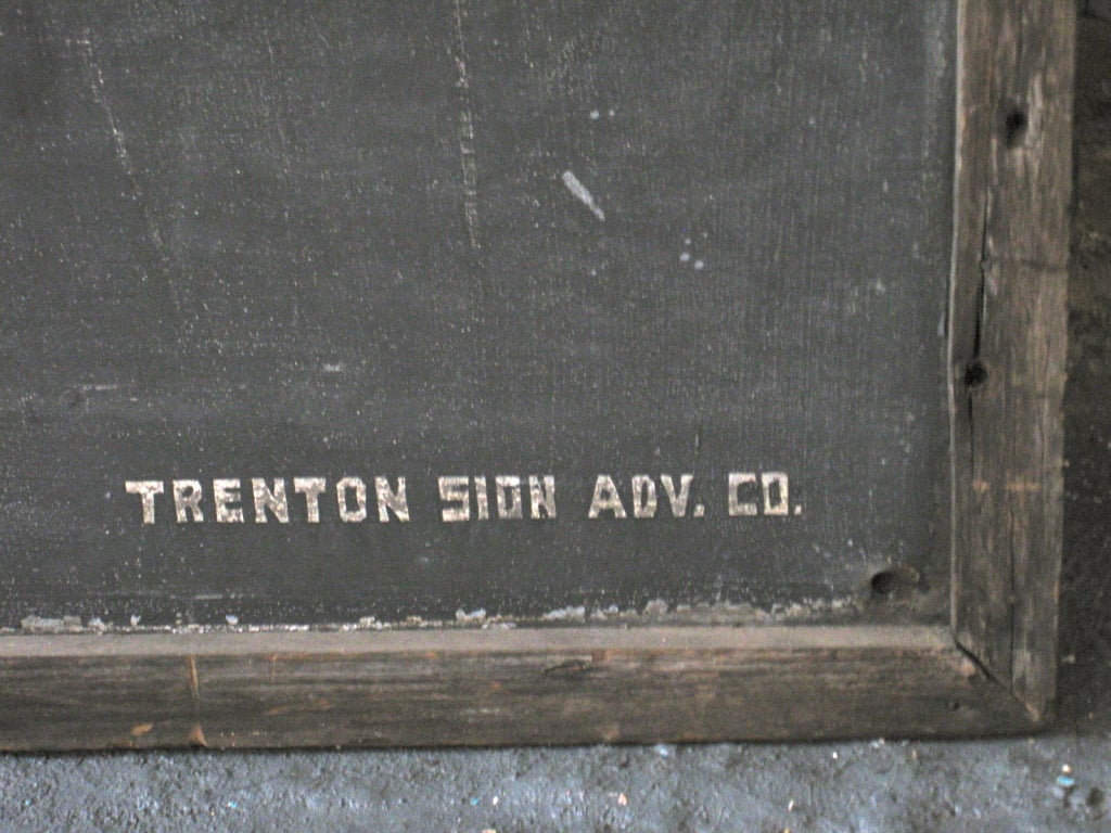 Monumental Printers Trade Sign circa 1900 1