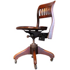 Clark & Gibby, Inc. of New York Office Chair c.1920s