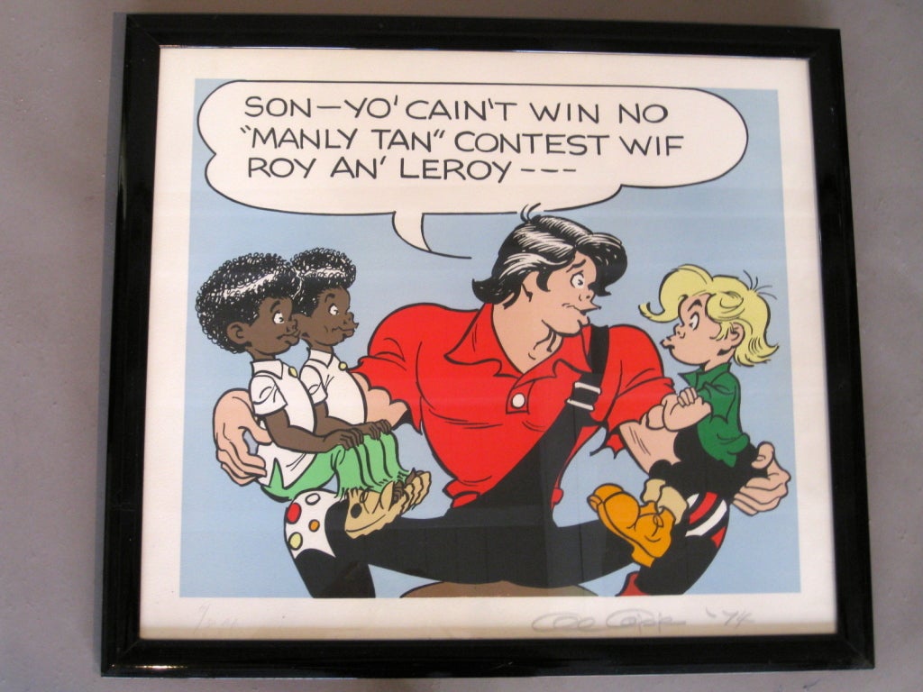 Al Capp Serigraph of Lil' Abner Signed & Numbered