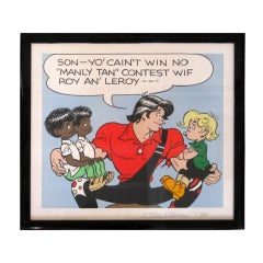 Al Capp Serigraph of Lil' Abner Signed & Numbered