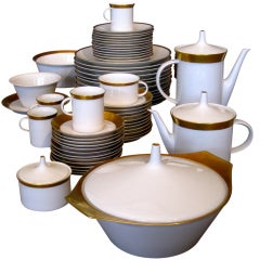 Service Kurfurstendamm en porcelaine de Rosenthal pour 12 personnes