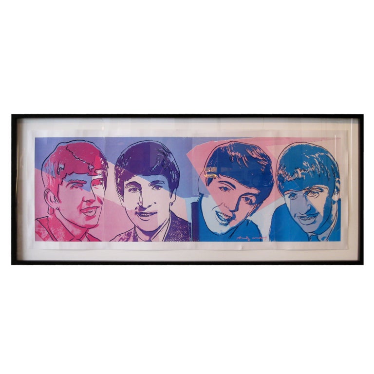 Andy Warhol Beatles Poster 1980