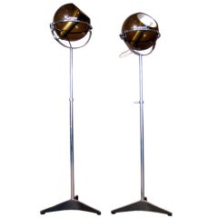 Pair of Raak Floor Lamps Designed by Frank Lightelijn