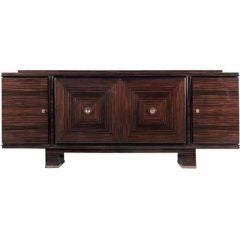 An Exceptional Sideboard in Macassar Ebony by Maxime Old