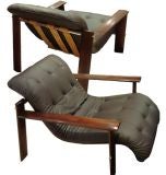 A Pair of Club Chairs by Percival Lafer