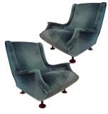A Pair of Club Chairs by Marco Zanuso