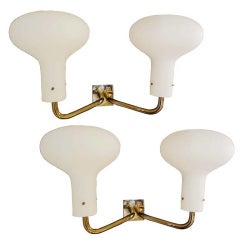 A Pair of Large Scaled Wall Sconces by Ignazio Gardella
