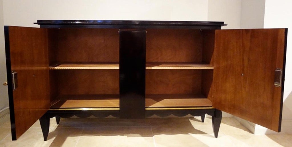 French A Two Door Art Deco Sideboard in the style of Andre Arbus