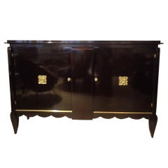 Vintage A Two Door Art Deco Sideboard in the style of Andre Arbus