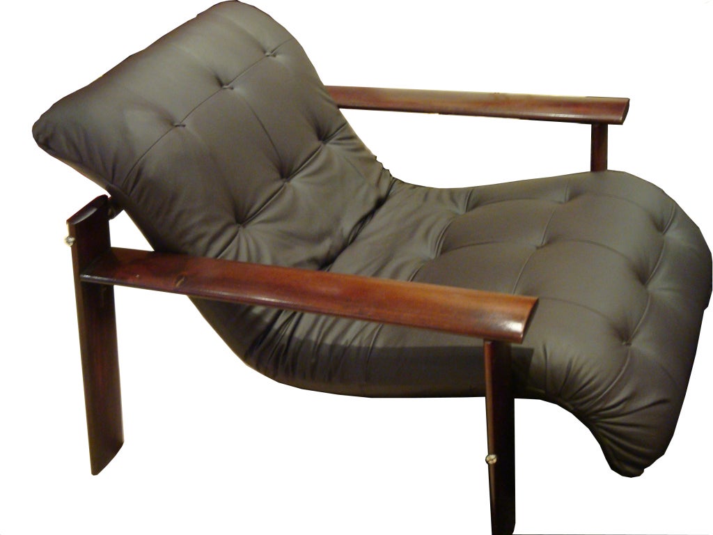 Mid-20th Century A Pair of Club Chairs by Percival Lafer For Sale