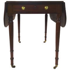 19th Century English Regency Mahogany Pembroke Table