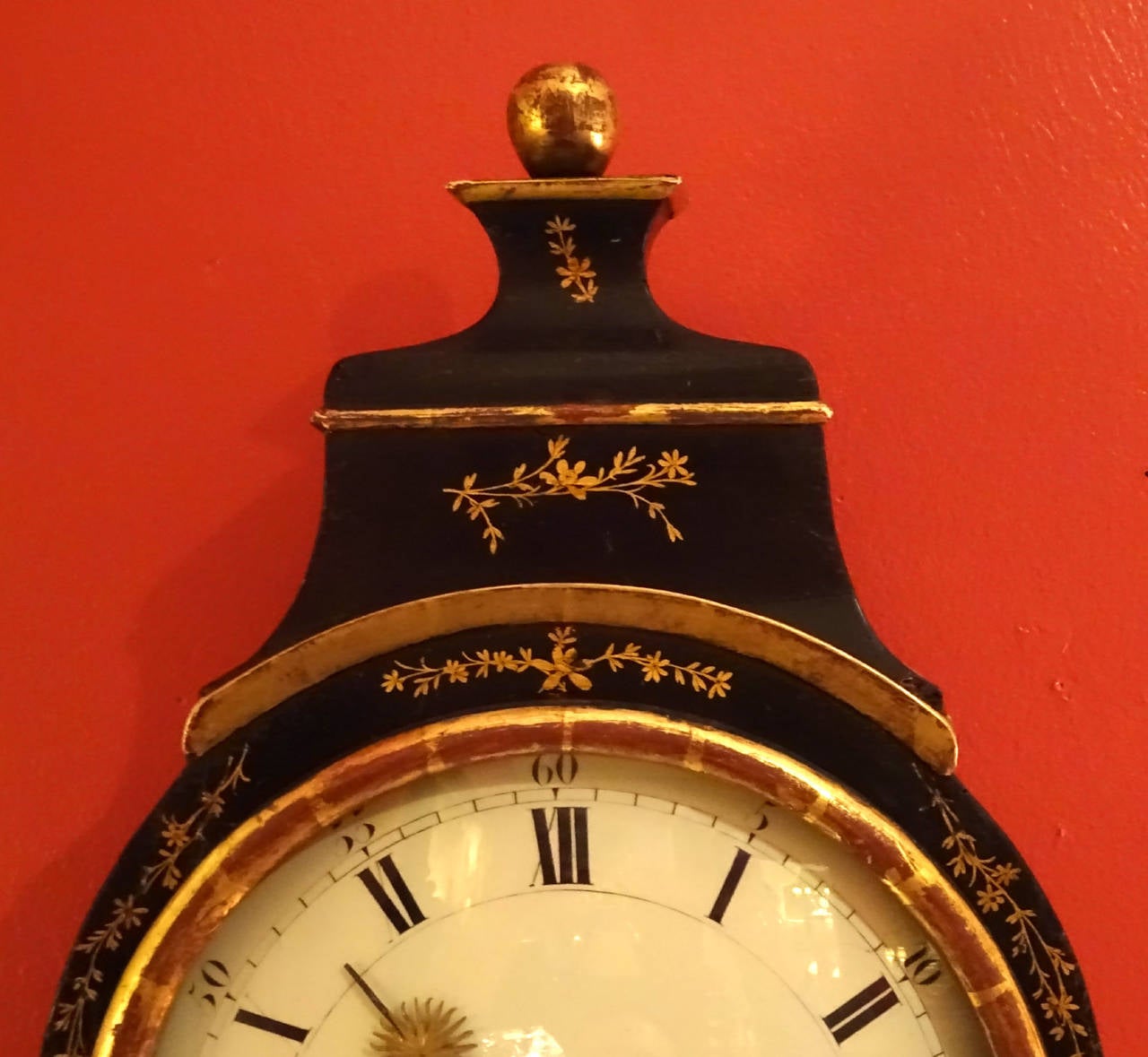 European 19th Century Louis XV Style Decorative Bracket Clock For Sale