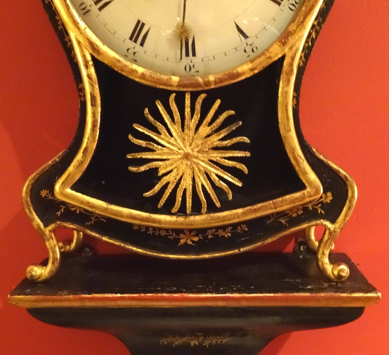 19th Century Louis XV Style Decorative Bracket Clock For Sale 1